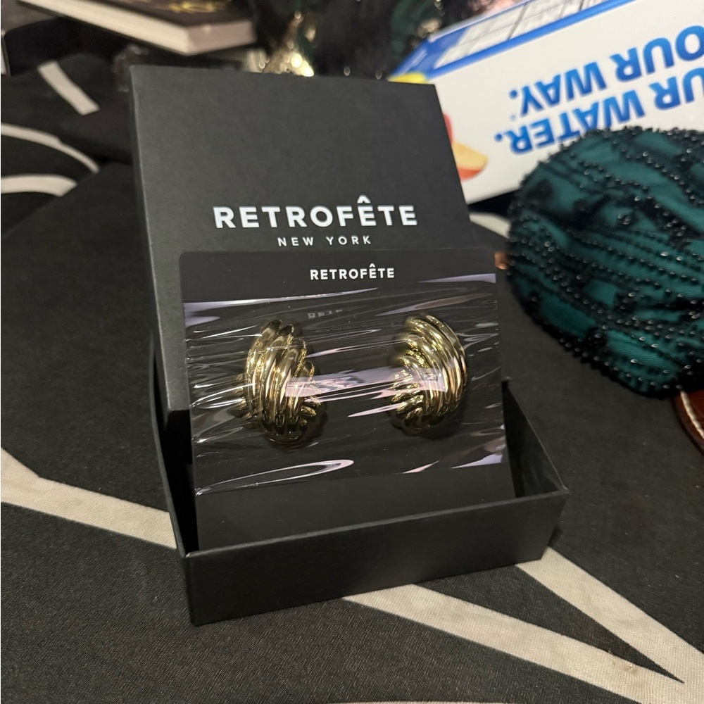 Retrofete Gold Earrings
